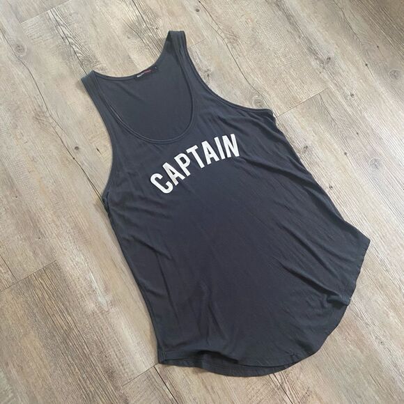 South Parade Grey “Captain” Tank Top - Picture 1 of 4